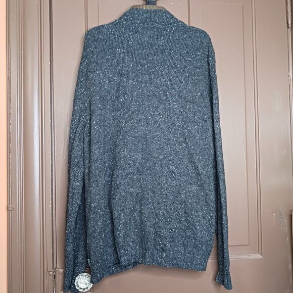 Woolrich Men's size L Jacket Sweater Dark Grey Brown Color - Picture 4 of 11